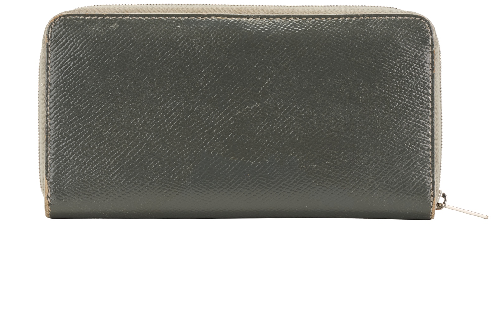 Celine Zip Around Wallet, &pound;90, Accessories, Grey, Leather, Back view